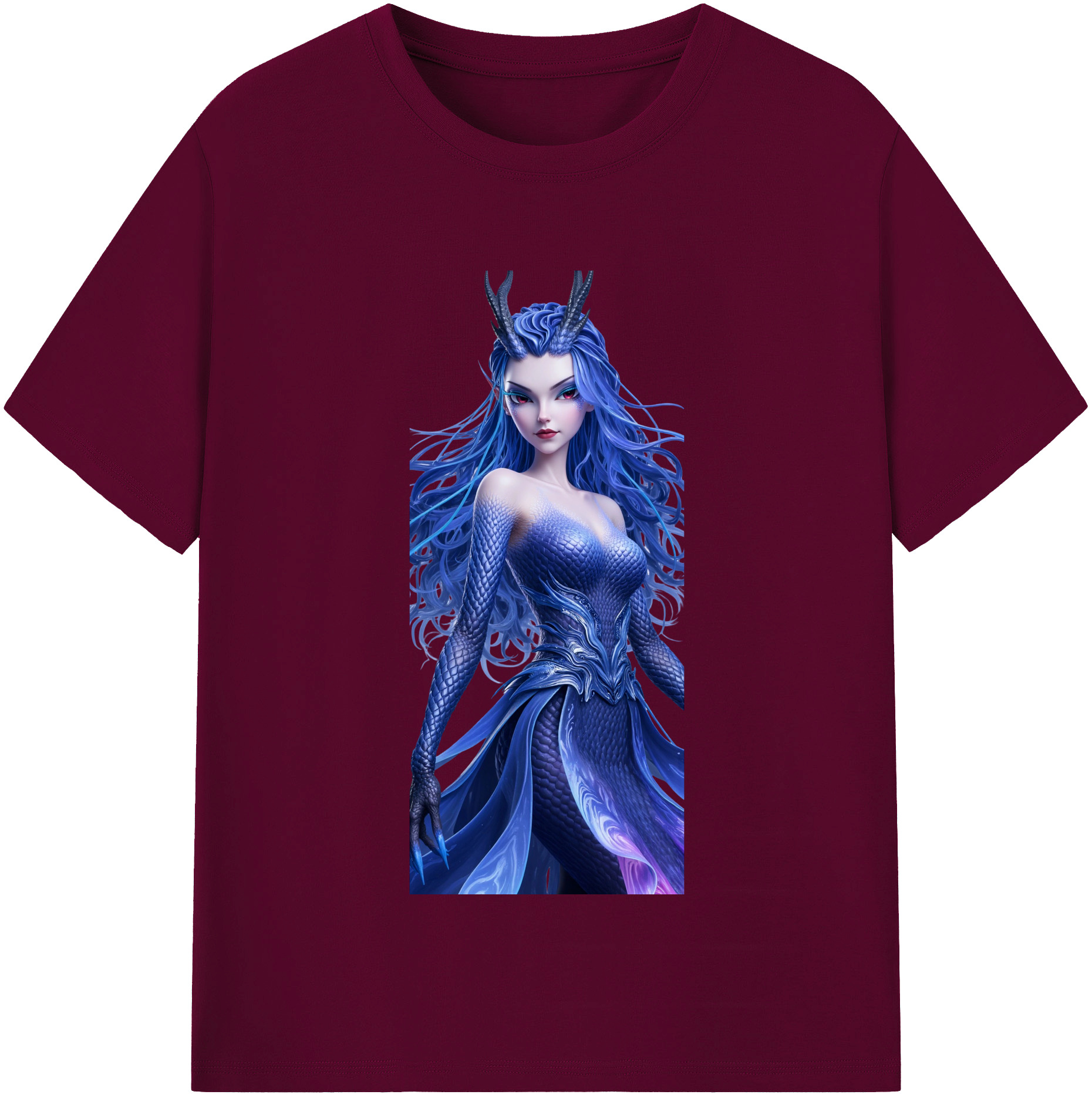 （画像用） Ne Zha 2 ナタ 魔童の大暴れ レディースカジュアルプリントTシャツ（綿100％）